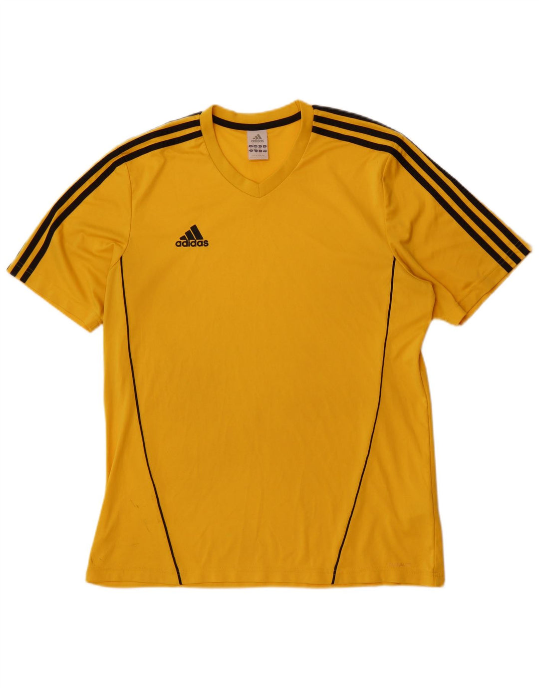 Adidas Hombre Camiseta Top Grande Amarillo Poliéster