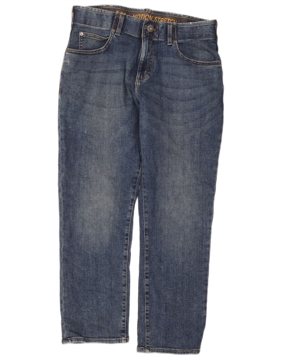 Lee Jeans Rectos De Corte Regular Para Hombre W34 L29 Algodón Azul