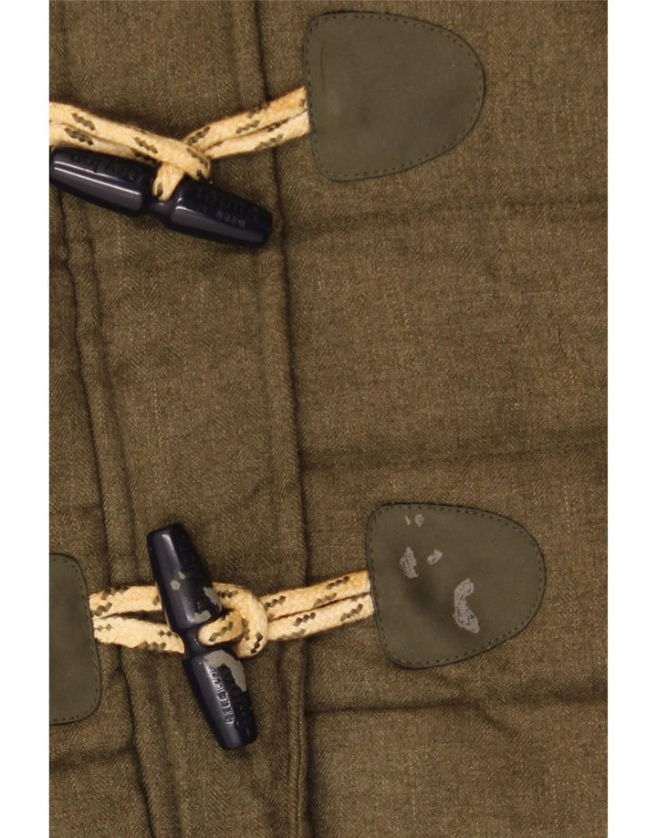 Superdry Chaqueta Acolchada De Lona Con Capucha Para Mujer UK 44 Medium Khaki Invierno