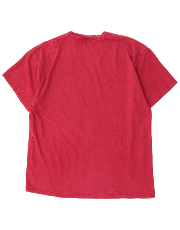 Nike Camiseta gráfica Las Vegas para hombre, talla grande, algodón granate