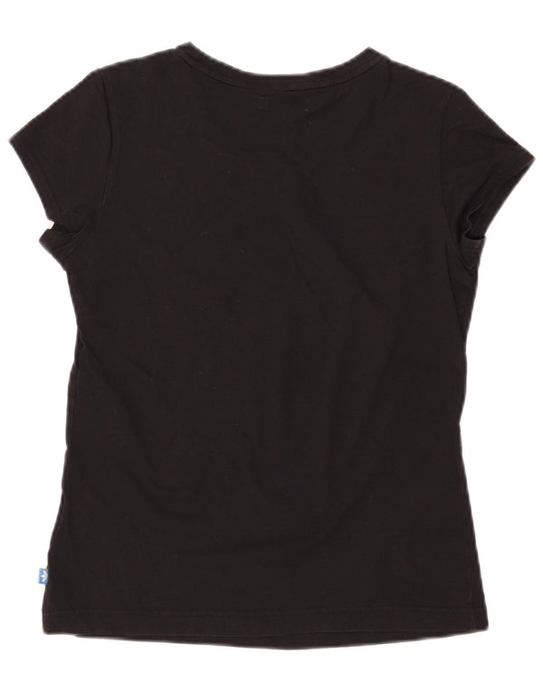ADIDAS Camiseta gráfica para mujer Top IT 40 Small Black Cotton