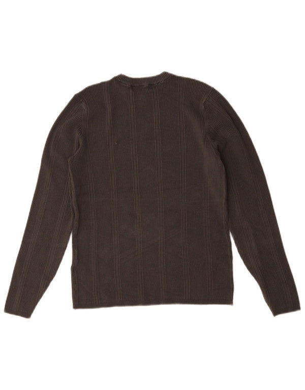 Marks & Spencer Top para mujer de manga larga UK 44 Viscosa gris medio