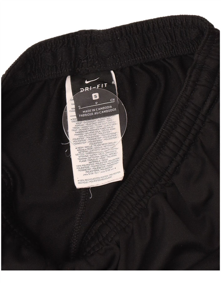 Nike Dri Fit - Pantalones de chándal para mujer (talla 8), color negro, poliéster