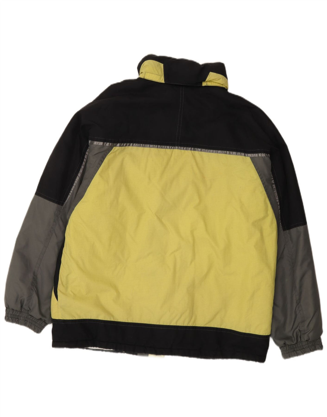 Chaqueta de esquí vintage para hombre Reino Unido 42 XL Bloque de color multicolor