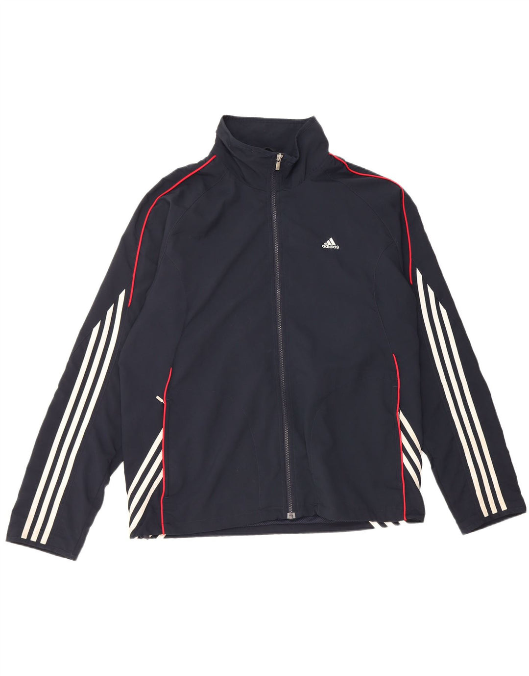 Adidas Mens Climalite Chándal Top Chaqueta Grande Azul Marino Poliéster