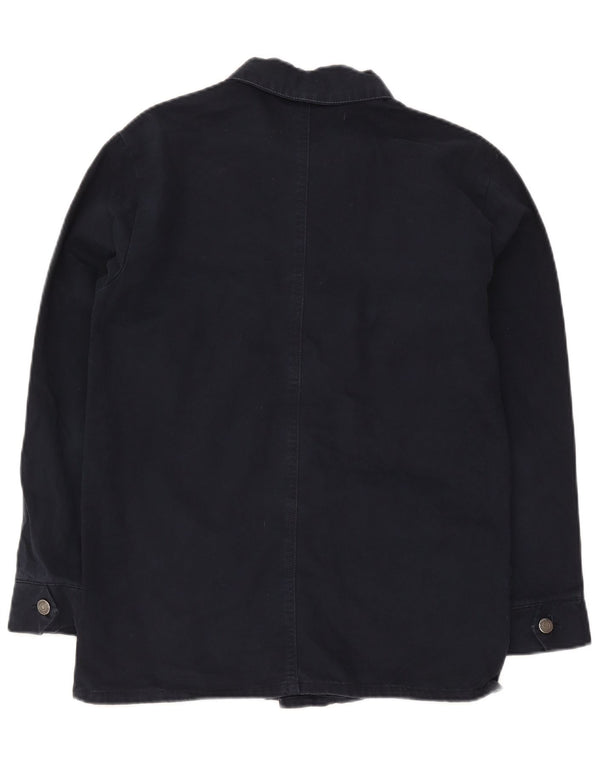 French Connection Chaqueta utilitaria para hombre UK 36 Small Azul marino