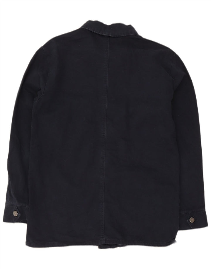 French Connection Chaqueta utilitaria para hombre UK 36 Small Azul marino