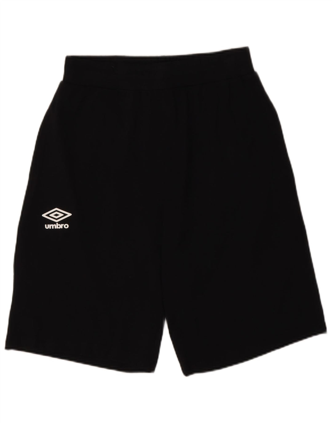 Pantalones cortos deportivos Umbro para hombre pequeños de algodón negro