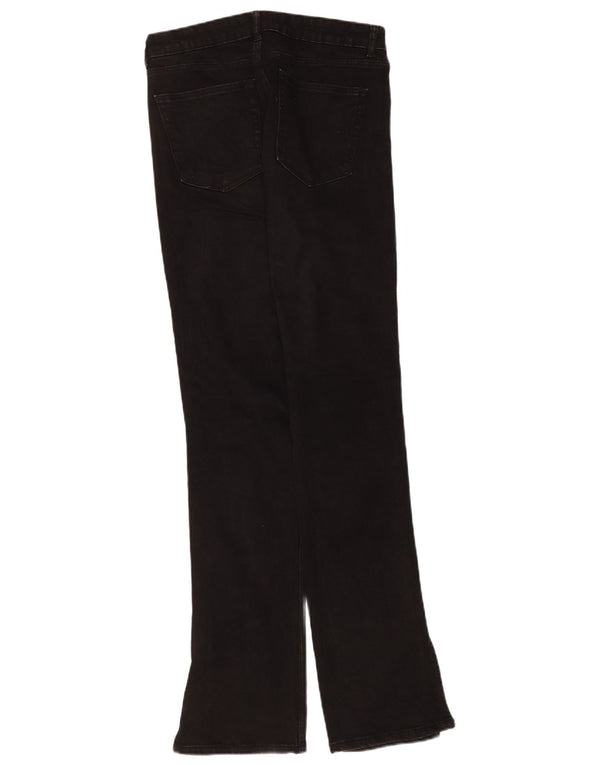 Zara Vaqueros Bootcut para Mujer EU 42 Large W32 L33 Negro