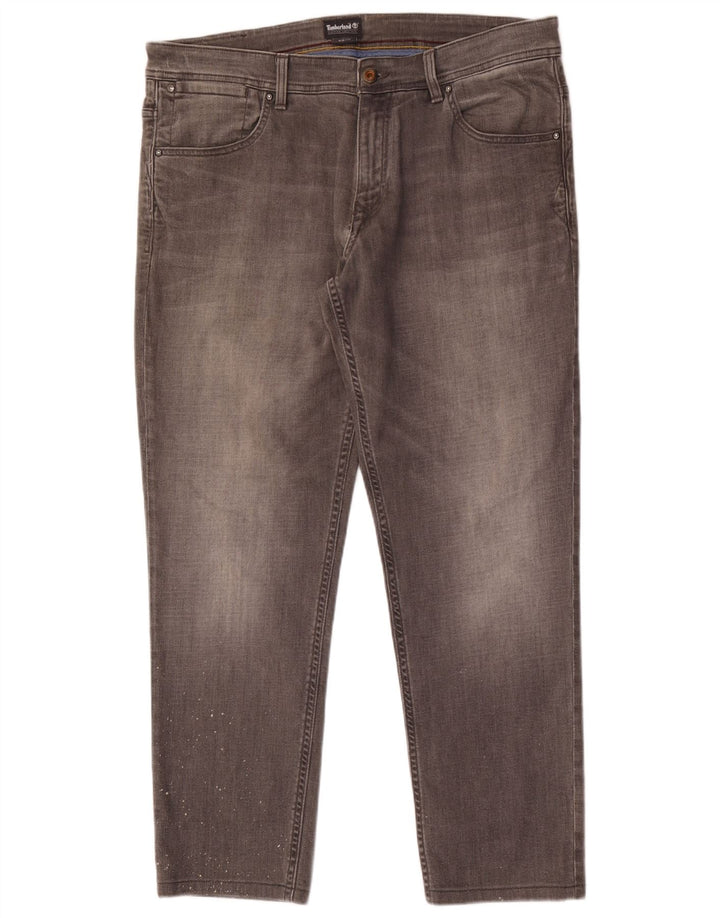 Timberland Jeans cónicos para hombre W38 L30 Algodón gris