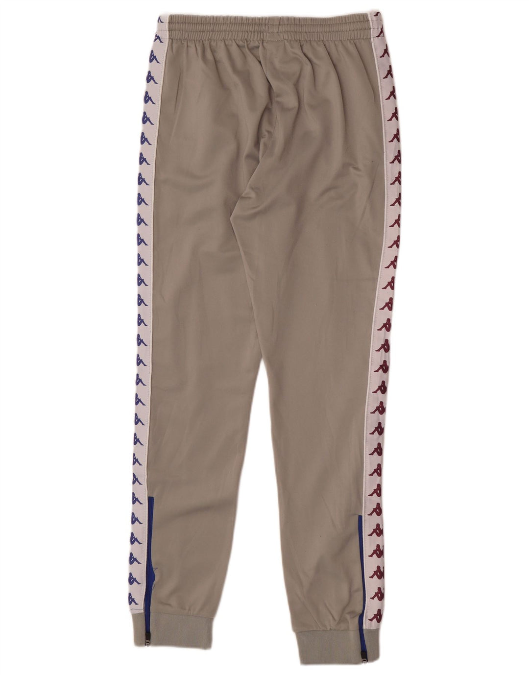 Kappa Hombre Pantalones De Chándal Gráfico Joggers Small Gris Colorblock