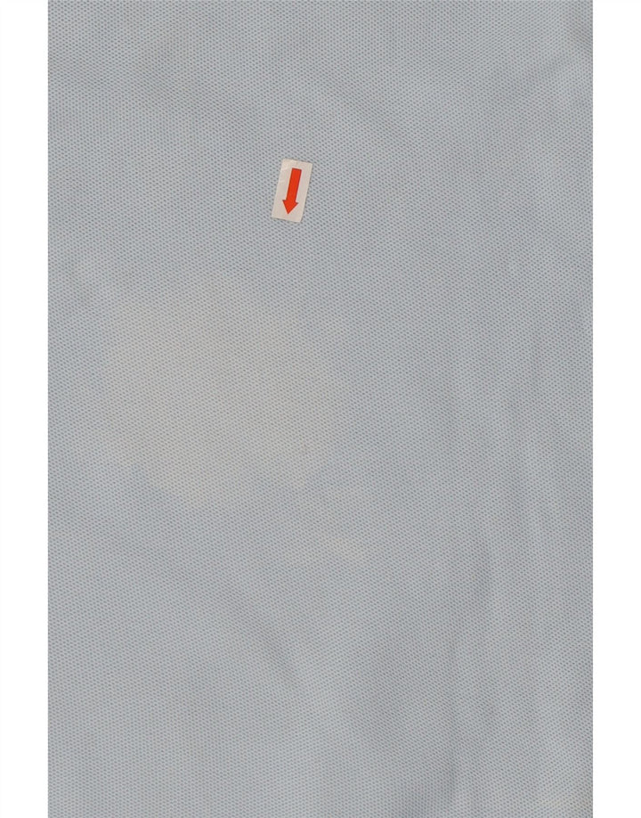 FILA Polo de manga larga para hombre grande azul