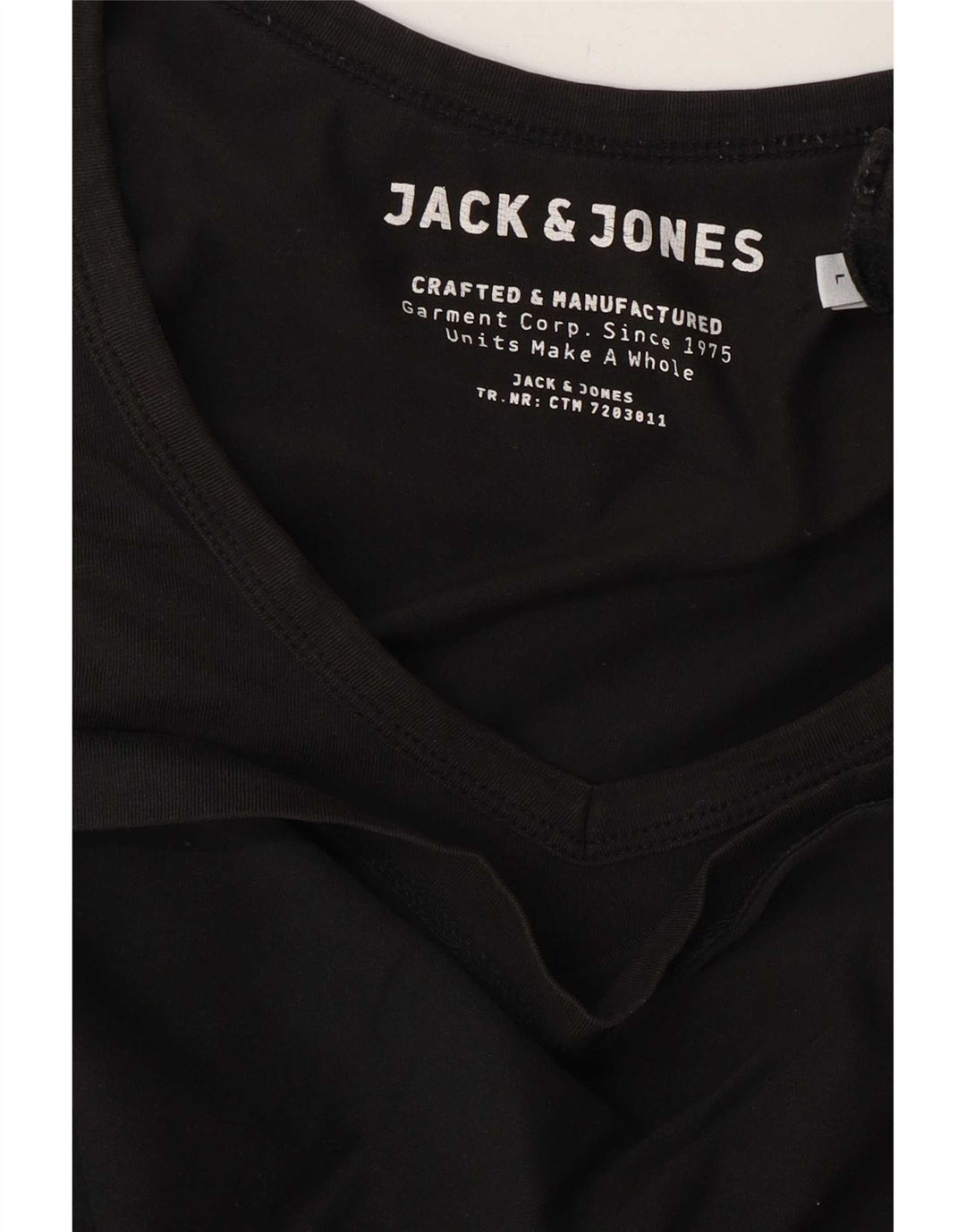Jack & Jones - Camiseta para hombre, talla grande, color negro