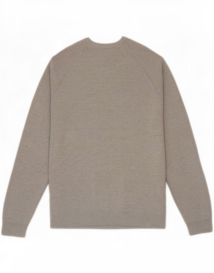 Marks & Spencer Suéter tipo jersey con cuello redondo para hombre Poliéster gris grande