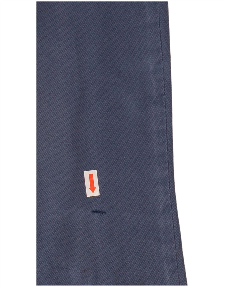 Benetton Mujer Pantalones Cortos Rectos W33 L25 Azul