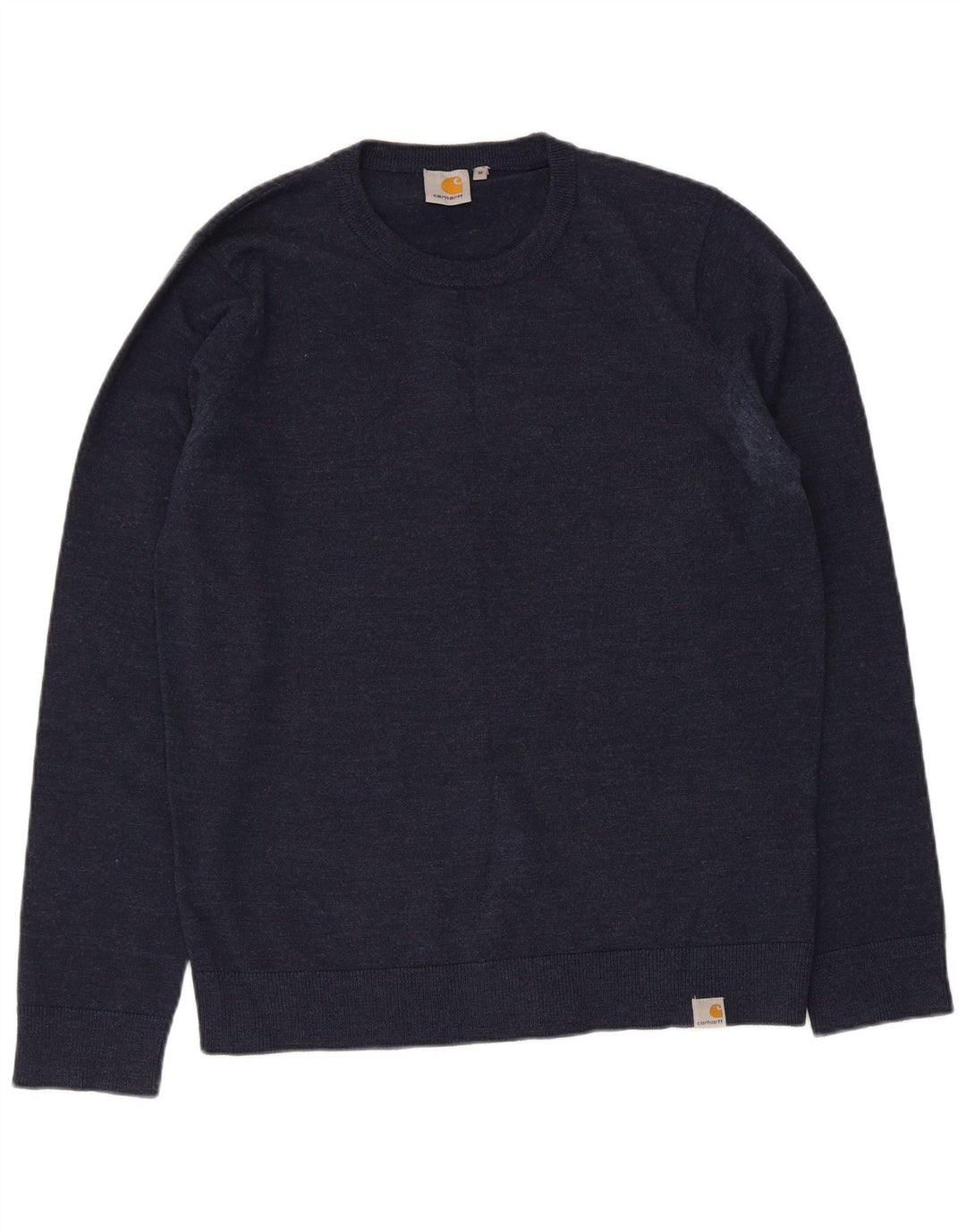 Carhartt Hombre Jersey De Cuello Redondo Jersey Azul Marino Medio