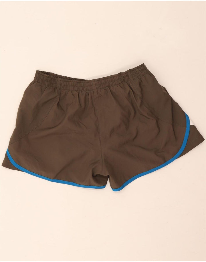 Nike - Pantalones cortos deportivos para hombre, talla grande, color marrón, poliéster