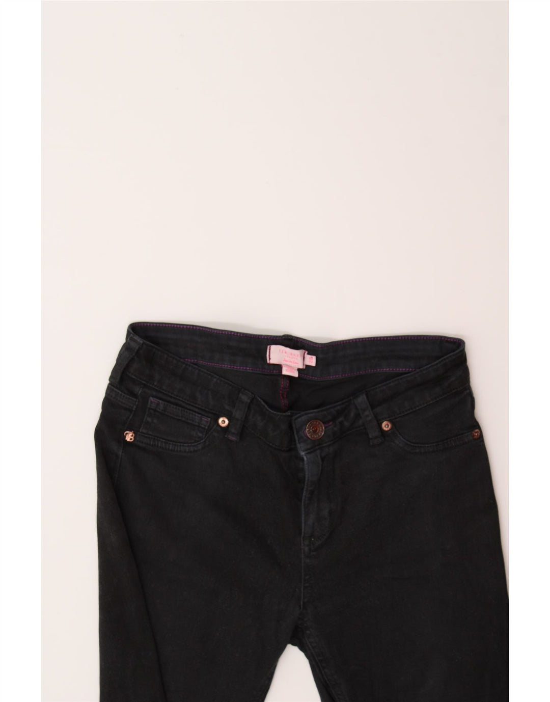 TED BAKER Womens Skinny Jeans W28 L28 Black Cotton Vintage Ted Baker and Second-Hand Ted Baker from Messina Hembry 