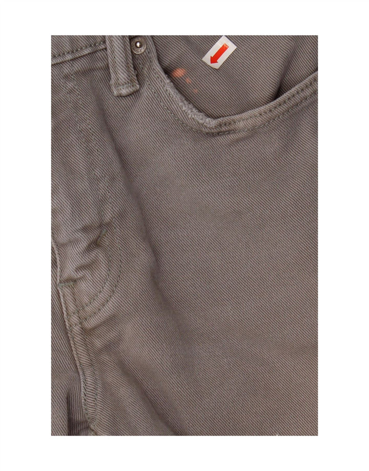 LEVI'S Mens 514 Straight Jeans W30 L29 Grey Cotton