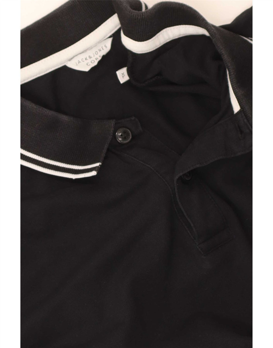 Jack & Jones Polo Hombre XL Negro Rayas