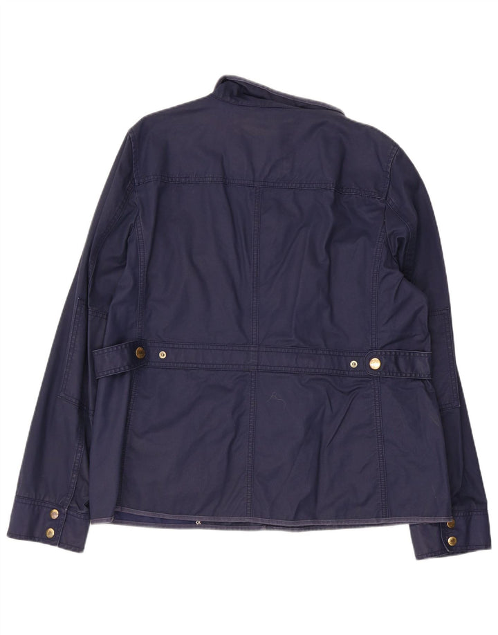 J. Crew Chaqueta utilitaria para mujer UK 40 XL Algodón azul marino