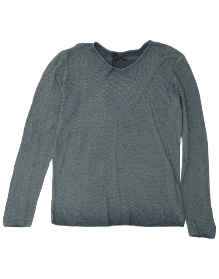 Sisley Hombre Top Manga Larga Grande Gris Algodón