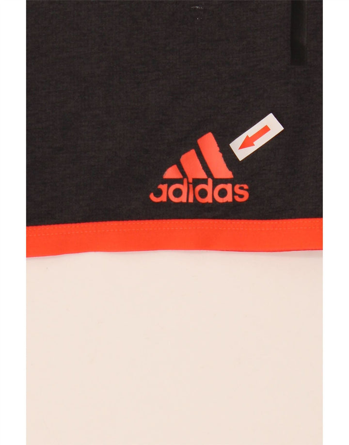 Adidas Hombre Pantalones Cortos Deportivos Gráficos Gris Medio Colorblock