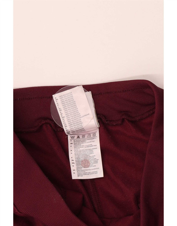 Adidas Mujer Chándal Pantalones Joggers UK 40 Grande Granate Poliéster