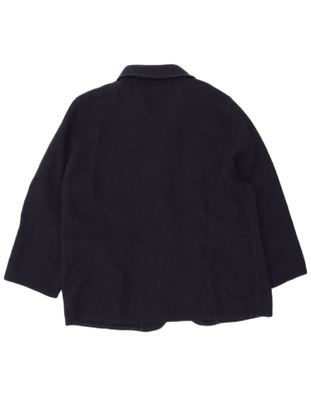 EASY Chaqueta tipo blazer con 4 botones y manga 3/4 para mujer IT 46 Grande Azul marino