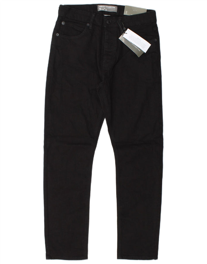 French Connection Vaqueros ajustados para hombre W30 L30 Algodón negro