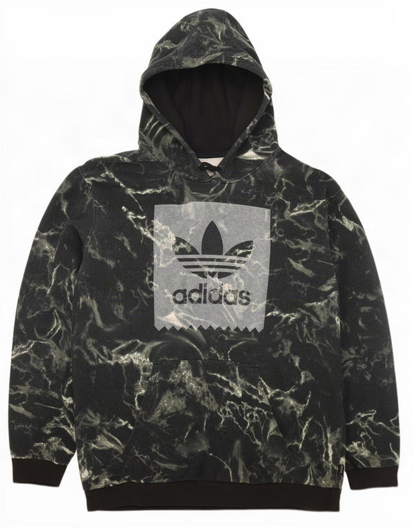 Adidas Hombre Sudadera con capucha gráfica Jumper XL Gris Tie Dye Algodón