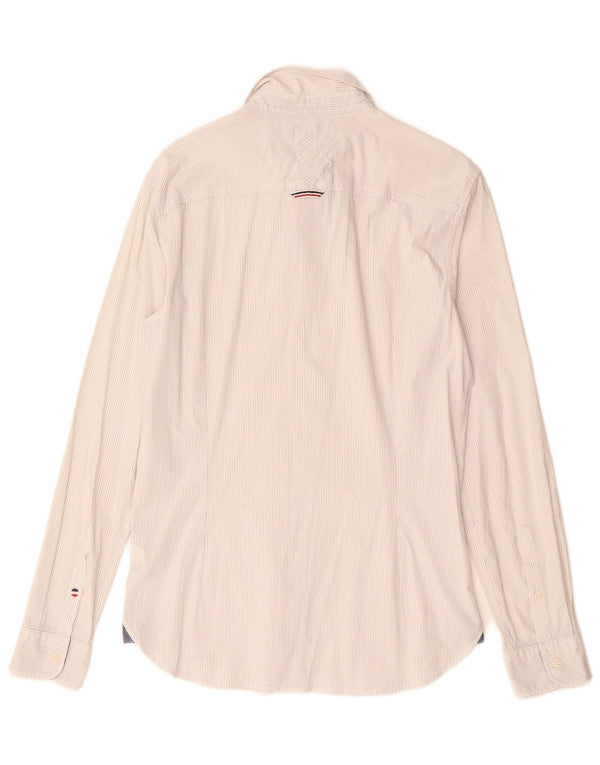 Tommy Hilfiger Camisa Slim Fit De Algodón A Rayas Blancas Pequeñas Para Hombre