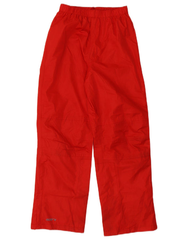 Mountain Warehouse Pantalón impermeable para niño 11-12 años Rojo Poliéster