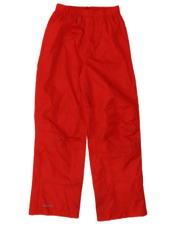 Mountain Warehouse Pantalón impermeable para niño 11-12 años Rojo Poliéster