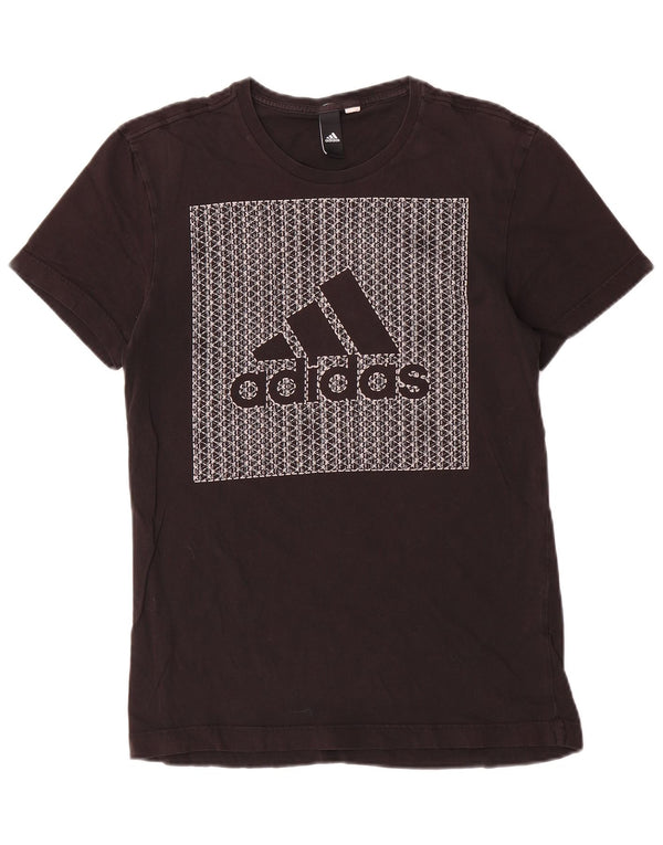 Adidas - Camiseta gráfica para hombre, talla pequeña, color negro
