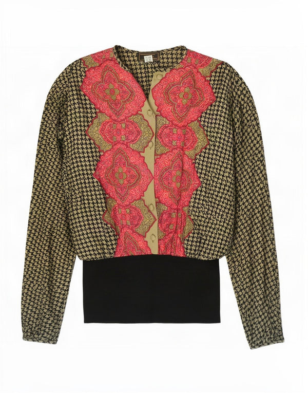 Blusa camisera para mujer Gibi UK 10 Small Seda floral multicolor