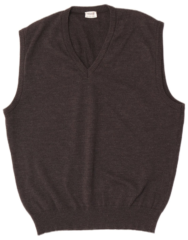Marz - Camiseta sin mangas para hombre, talla 54, lana gris grande
