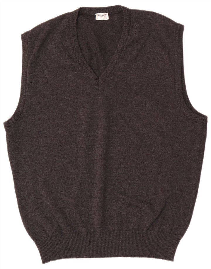 Marz - Camiseta sin mangas para hombre, talla 54, lana gris grande