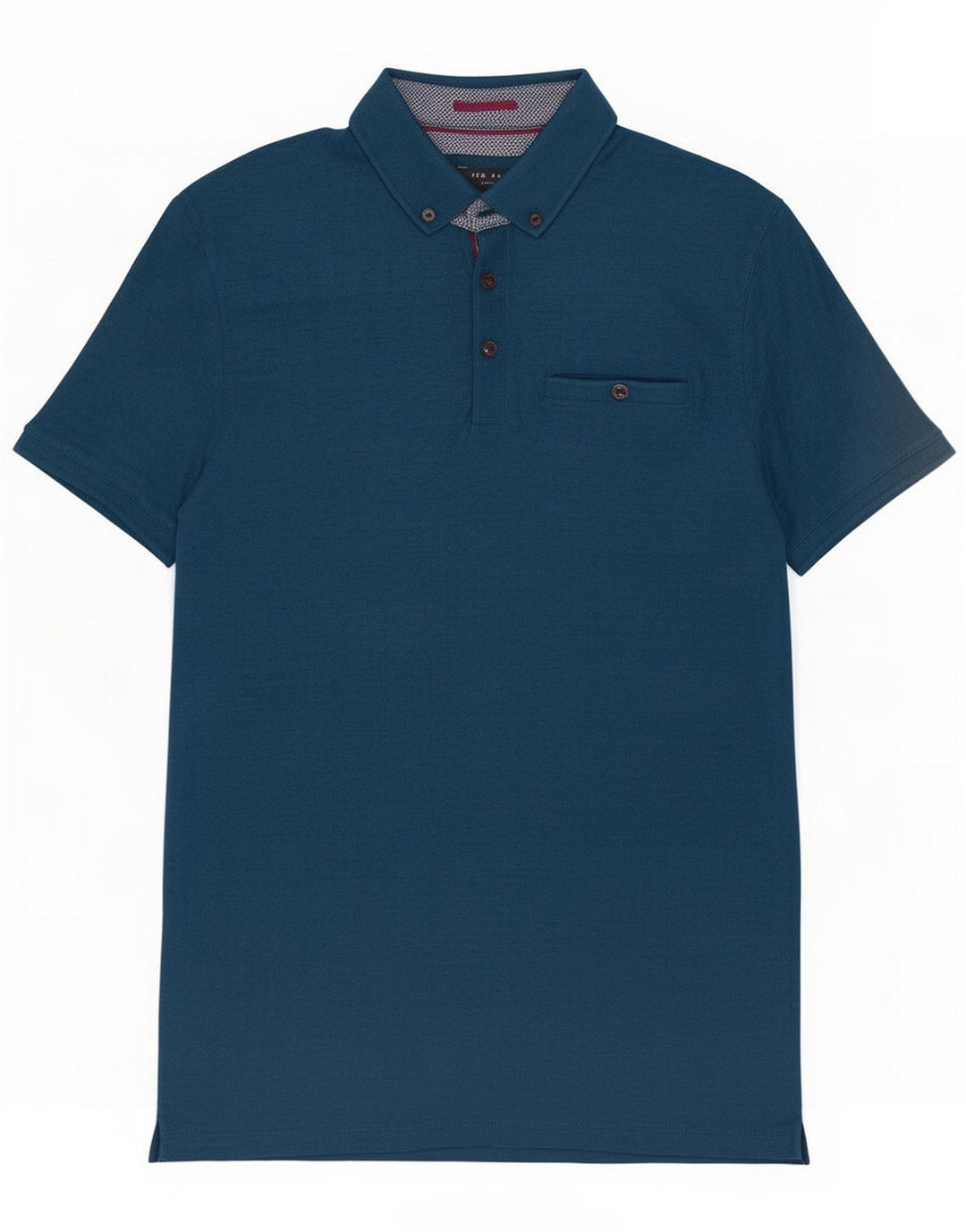 Polo para hombre de Ted Baker Talla 3 Algodón turquesa mediano