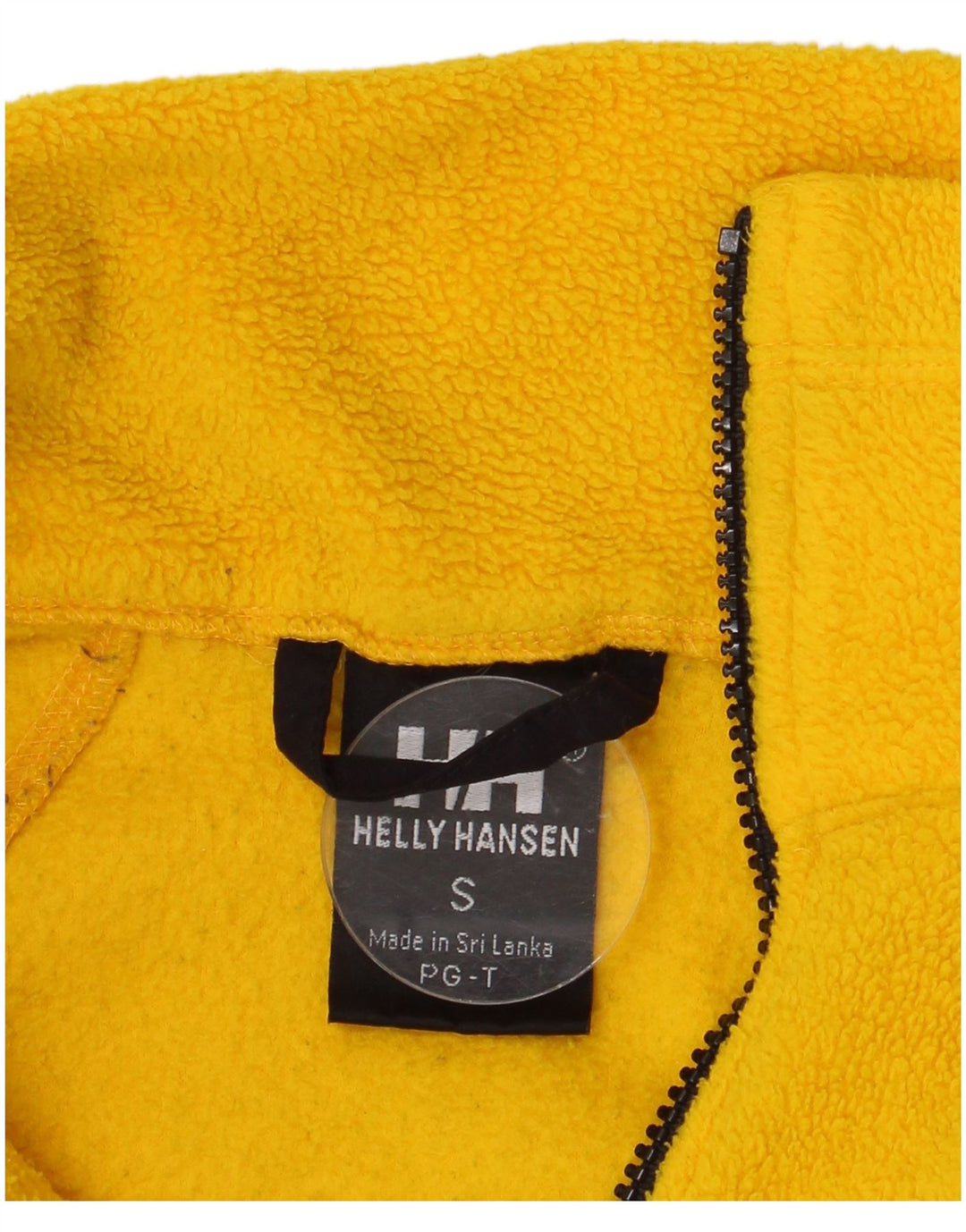 HELLY HANSEN Chaqueta polar para hombre UK 36 Small Amarillo Colorblock Poliéster