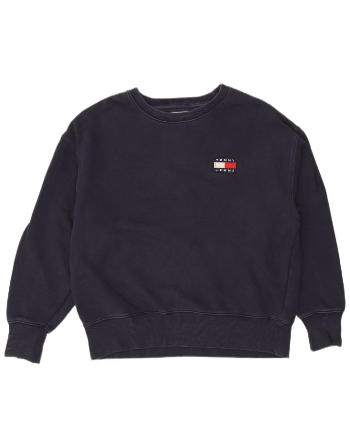 Tommy Hilfiger Sudadera para Hombre Jumper Large Azul Marino Algodón