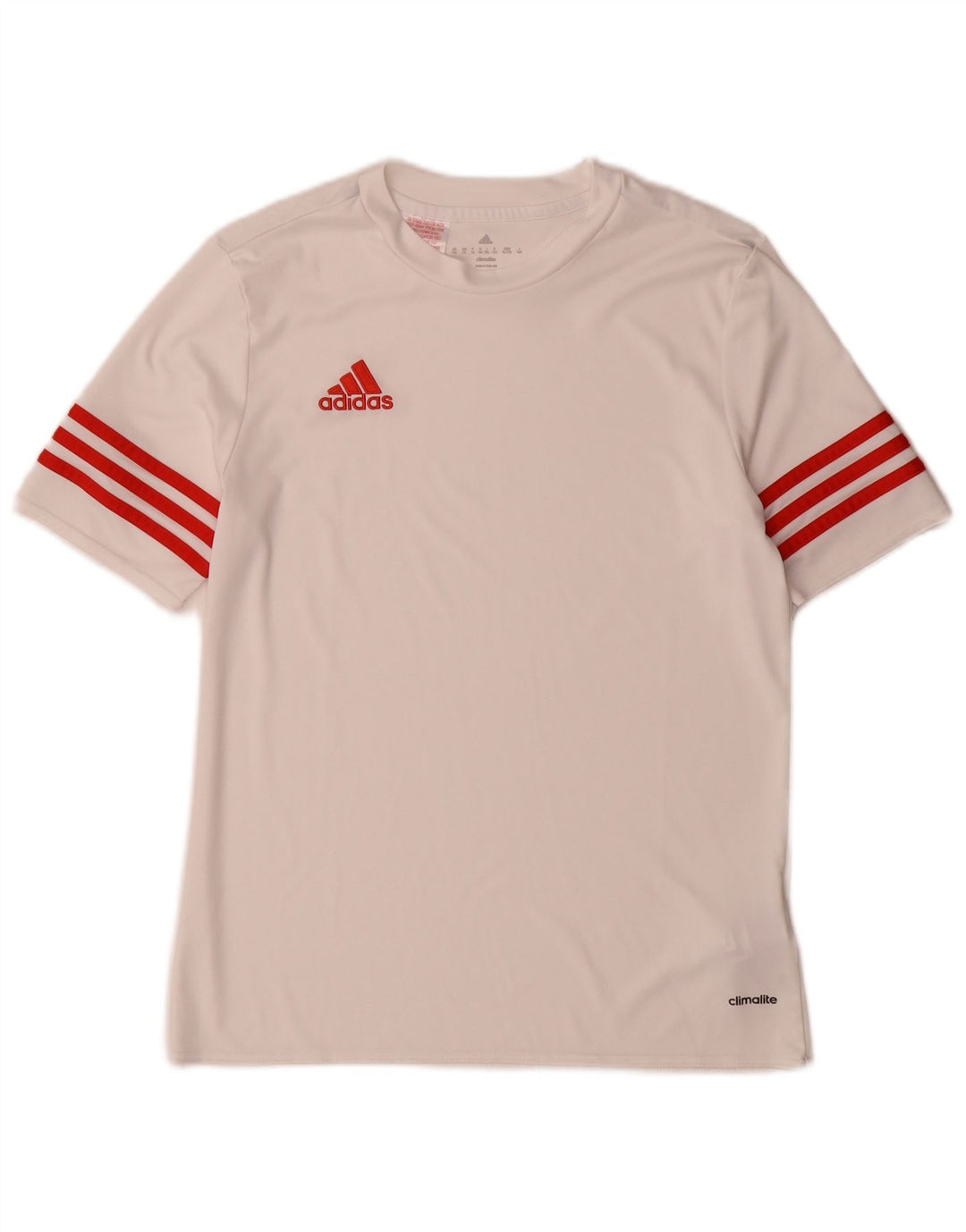 Adidas Chicos Climalite Camiseta Top 13-14 Años XL Blanco Poliéster