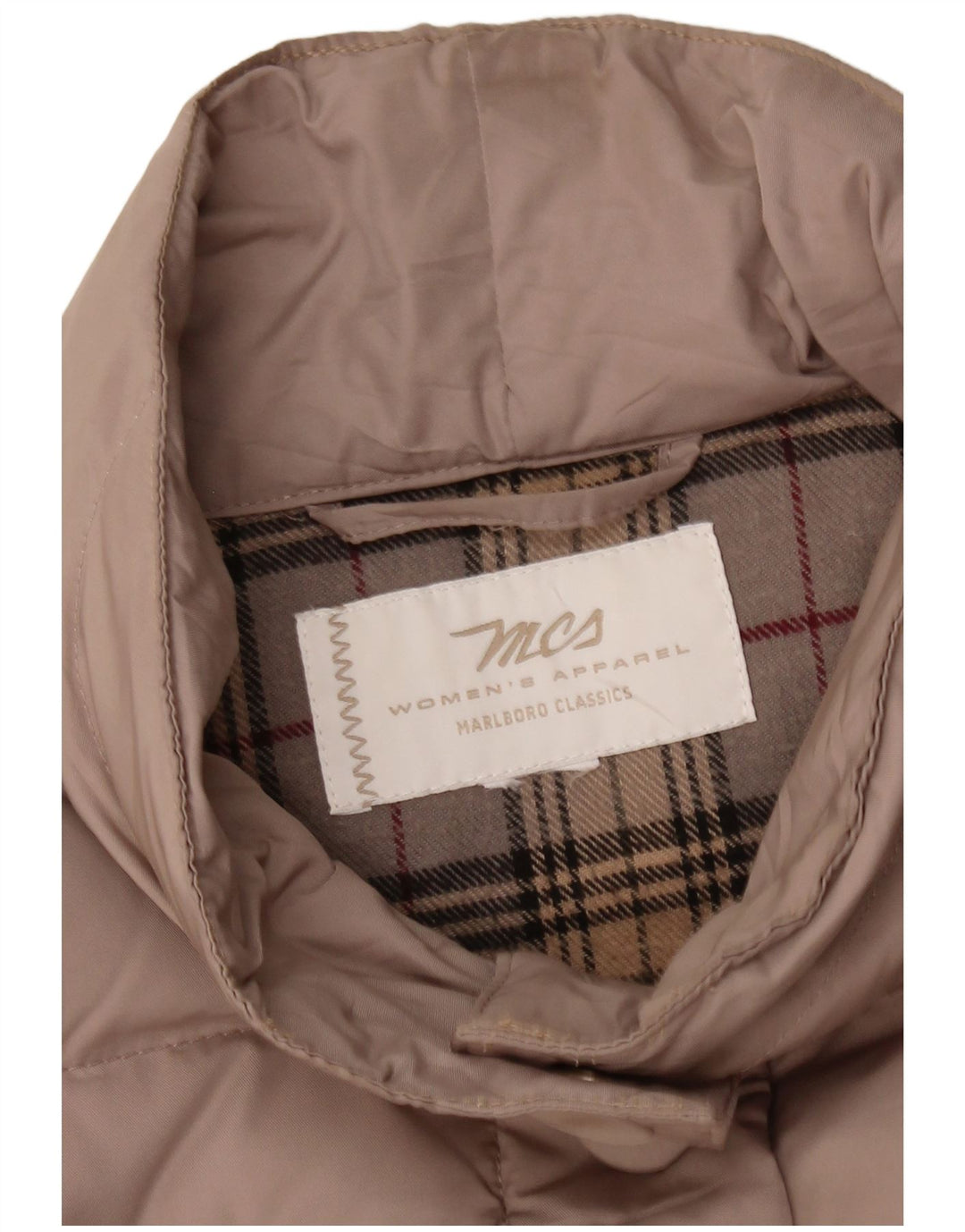 MARLBORO CLASSICS Chaqueta acolchada para mujer UK 46 Grande Beige