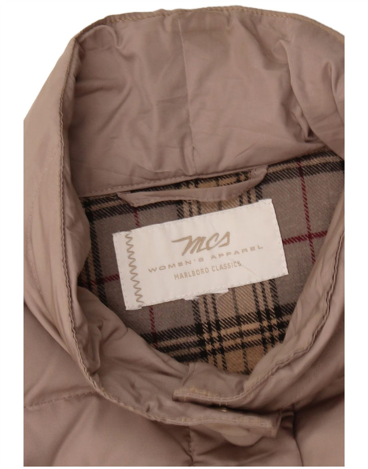MARLBORO CLASSICS Chaqueta acolchada para mujer UK 46 Grande Beige
