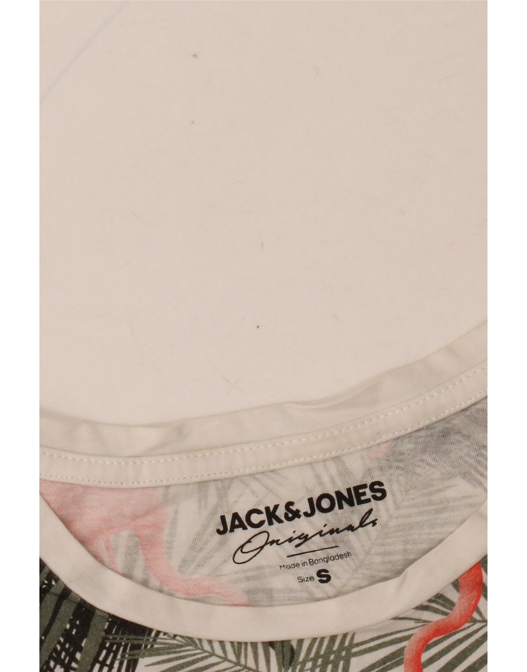 JACK & JONES Hombre Camiseta Gráfica Top Small Multicolor Floral