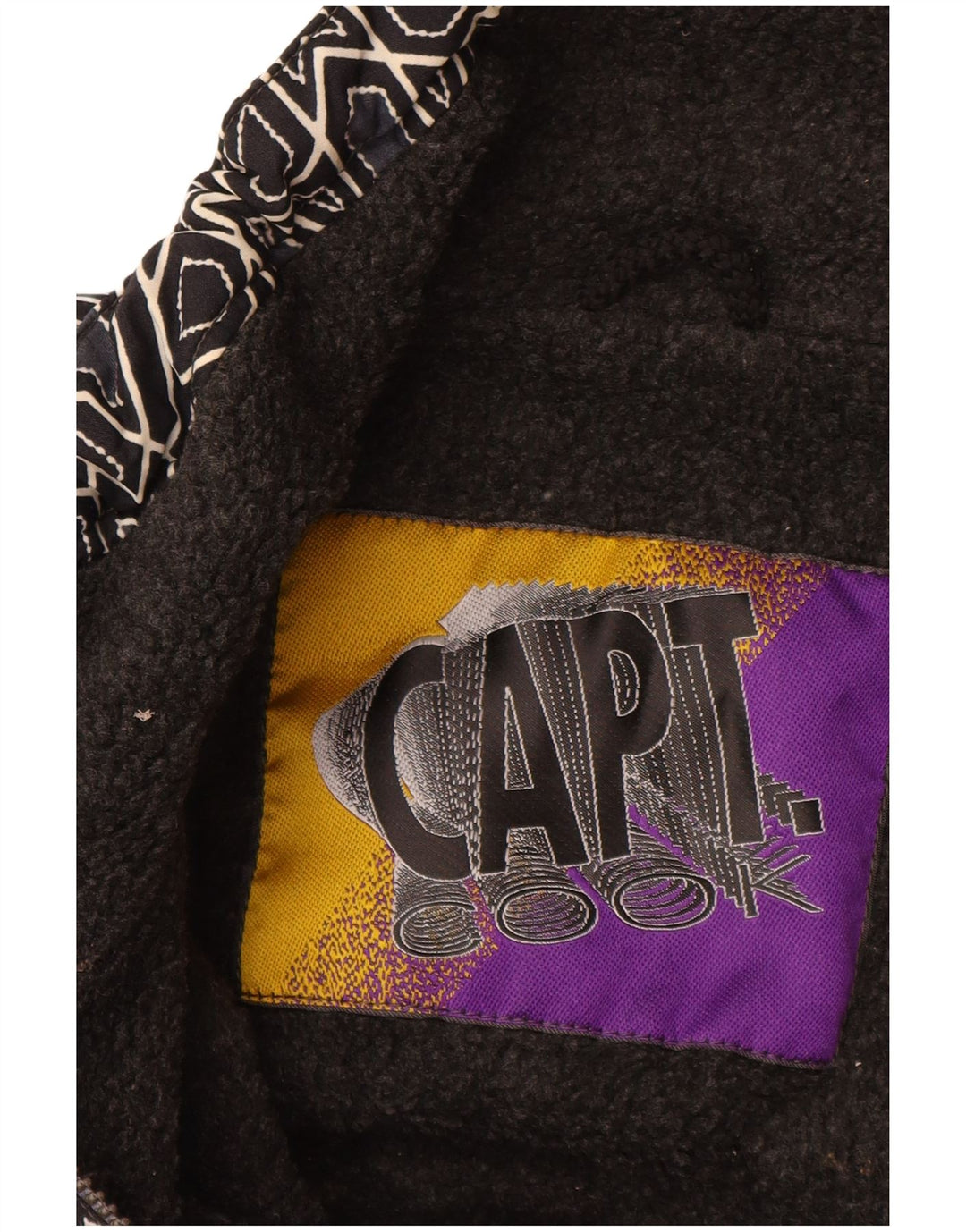 CAPITÁN. COOK Chaqueta Anorak estampada para hombre UK 42 XL Gris Geométrico