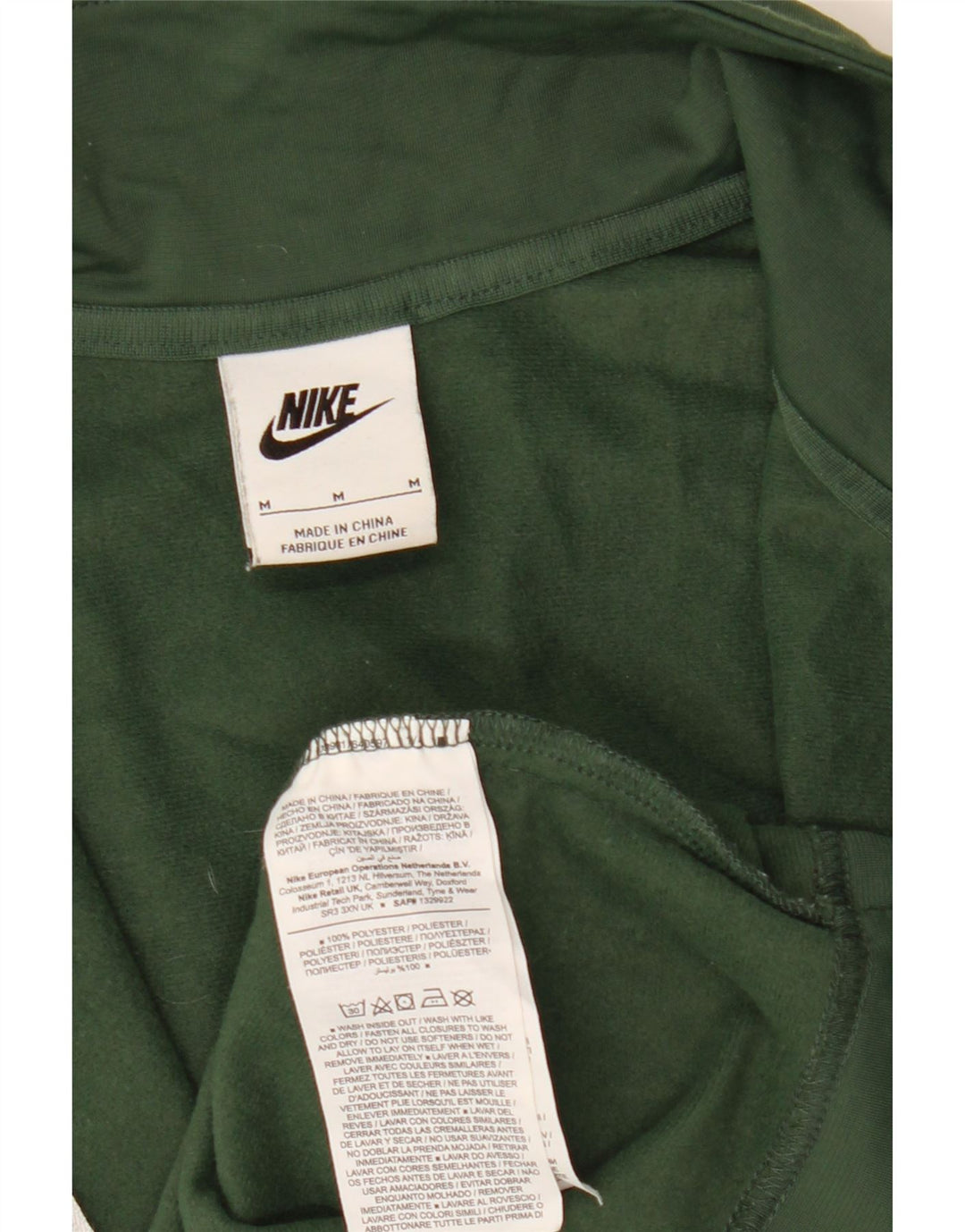 Nike Hombre Chándal Top Chaqueta Mediano Caqui Poliéster
