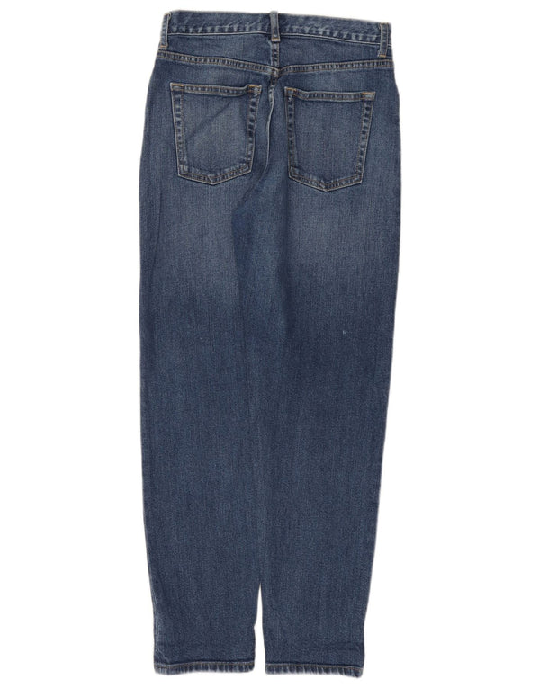 Vaqueros Cónicos De Talle Alto Para Mujer Gap W26 L27 Algodón Azul