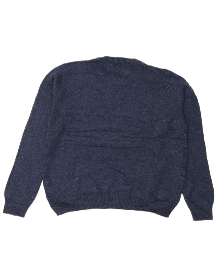 Marks & Spencer - Jersey de cuello redondo para mujer, talla 40, talla mediana, color azul marino