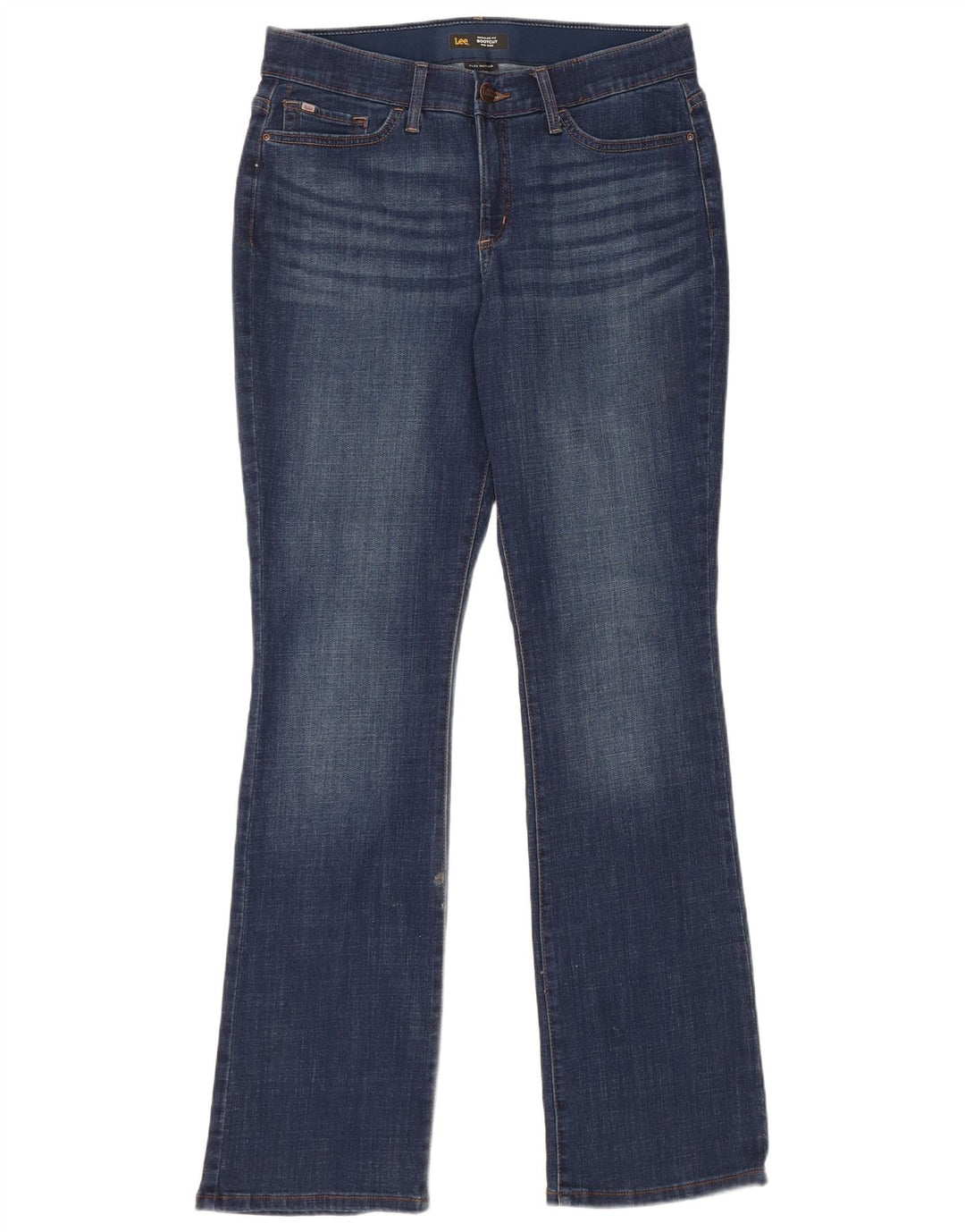 Lee Jeans de talle medio para mujer, corte regular, corte bota, talla 12, grande, W32, L33, azul
